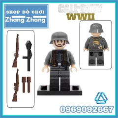 Đồ chơi xếp hình Call of Duty Phát xít Đức trong thế chiến 2 Minifigures JG011 014