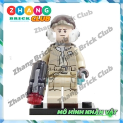 Đồ chơi xếp hình Star Wars gồm Rebel Trooper - Duros - Rodian - Jawa Storm Trooper Minifigures POGO PG8289
