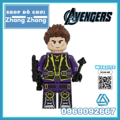 Xếp hình Iron Man
- Captain America - Deadpool
- Hawkeye
- Hulk - Rocket Racoon - Loki Lego Minifigures POGO PG8271