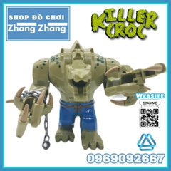 Xếp hình Killer Croc Crocodile trong Batman mới nhất 2020 Lego Minifigures Pogo PG1865 LeLe D173
