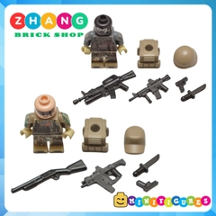 Xếp hình thủy quân lục chiến Mỹ United States Marine Corps Modern War Lego Minifigures Decool 308 311