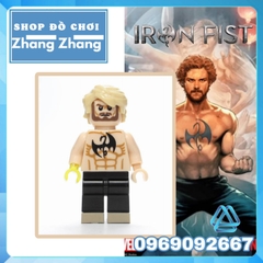 Đồ chơi Xếp hình Thiết quyền Iron Fist Danny Rand Siêu anh hùng Marvel Minifigures WM217