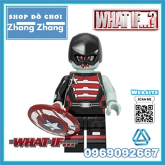 Đồ chơi xếp hình What If gồm Star lord Black Widow - Falcon Hawkeye Okye - Happy Hogan Agent 11 Minifigures Kopf KF6148