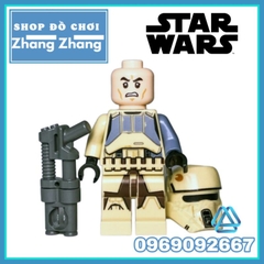 Đồ chơi xếp hình Star Wars Imperial Shoretrooper Captain Chiếc tranh giữa các vì sao Minifigures POGO PG655