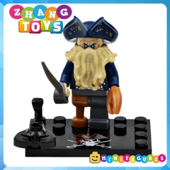 Đồ chơi Xếp hình Pirates of the Caribbean Jack Sparrow Will Turner - Joshamee Gibbs Davy Jones Minifigures KSZ 515