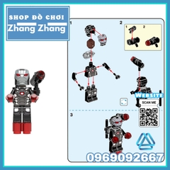 Xếp hình Avengers Civil War Falcon - Winter Soldier - She Hulk - Black Panther - War Machine Lego Minifigures Xinh x0114