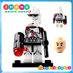 Xếp hình Star Wars Clone Trooper và Clone Commander Lego Minifigures Xinh X0162