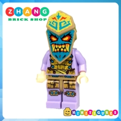 Đồ chơi xếp hình Ninjago Kai Zane Cole Lloyd Jay đại chiến Thunder Keeper trong Ngôi làng rừng xanh Minifigures