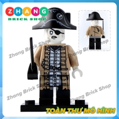 Xếp hình Cướp biển vùng Caribe Jack Sparrow - Carina - Salazar - Henry Lego Minifigures Pogo PG8048