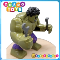 Xếp hình Hulk The Incredible Người khổng lồ xanh Siêu anh hùng Marvel Lego Minifigures Xinh Xh160