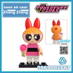 Đồ chơi xếp hình Powerpuff Girls gồm Buttercup Bubbles Blossom Minifigures WM6051