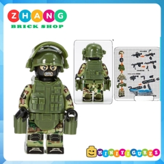 Đồ chơi Xếp hình Lực lượng đặc nhiệm Spetsnaz Alpha Nga tinh nhuệ giỏi nhất thế giới Lego Minifigures Tbstoy Tbs41-46