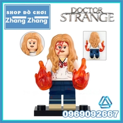 Đồ chơi xếp hình Professor X Doctor Strange Scarlet Witch Captain Marvel Minifigures Koruit KT1058