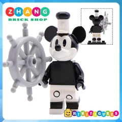 Xếp hình hoạt hình Mickey - Minnie - Louie - Deway - Mc Duck- Huey - Chip - Dale Lego Minifigures WM6066