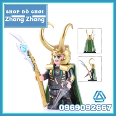 Xếp hình tuyển tập Loki Avengers trong TVA và Ragnarok mới nhất 2021 Lego Minifigures WM6118