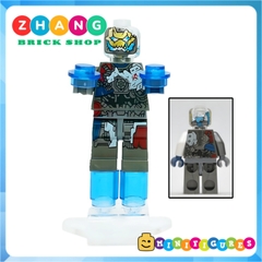 Xếp hình Scarnet Witch Quick Silver Iron Man Heroes The Avengers Age of Ultron Lego Minifigures Decool 0217 0222