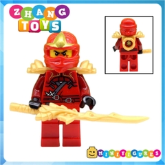 Xếp hình Ninjago Zane - Golden Ninja - Cole - Lloyd - Jay - Kai Lego Minifigures PRCK GA131 136