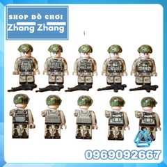 Đồ chơi Xếp hình Xe tăng Type 15 light tank Black panther ZTQ-15 1424 hình Minifigures Kazi 639001