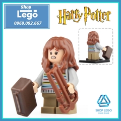 Xếp hình Hagrid - Seamus - Hermione - Ron Weasley - Harry Potter - Oliver Wood - Boyle - Marcus Lego Minifigures WM6045