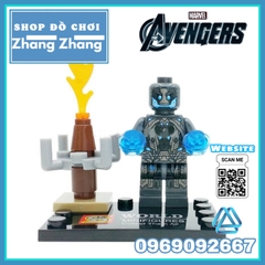 Xếp hình Avengers: Age of Ultron Henchman Ultron Sentry Baron Struker Quick Silver Black Widow Lego Minifigures SY276
