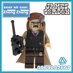 Xếp hình thanh tra GCPD James Gordon trong Batman ở thành phố Gotham Lego Minifigures Pogo PG8046 PG173
