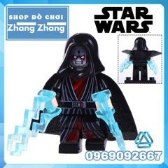Xếp hình Star Wars C-3PO  - Ben Skywalker - Tarfful - Han Solo - Paz Vizla - Palpatine - Obi-wan Lego Minifigures WM6091