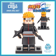 Xếp hình Naruto Uchiha Sasuke - Yahiko - Kisame Hoshigaki - Hidan - Uchiha Itachi Lego Minifigures KDL801