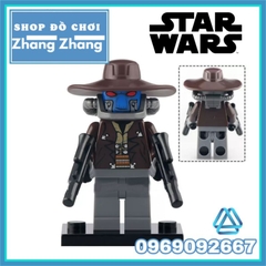 Đồ chơi xếp hình Star Wars Boba Fett Bib Fortuna Fennec Shand Quarren Cad Bane Gamorrean Minifigures KM66021 66028