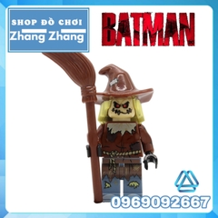 Xếp hình Harley Quinn - Loki - Clock King - Superman - Aquaman - Batman - Cyborg Scarecrow Lego Minifigures Pogo PG8068