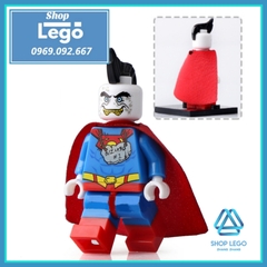 Xếp hình Justice League Wonder Woman - Superman - Cyborg - Flash - Aquaman - Batman Bizzaro Lego Minifigures Xinh X0167