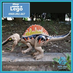 Xếp hình Spinosaurus công viên khủng long trong Jurassic World mới nhất 2021 Lego Minifigures