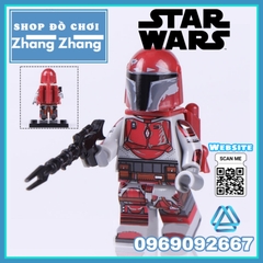 Xếp hình Star Wars The Mandalorian Mới nhất 2020 chiến tranh giữa các vì sao Lego Minifigures WM6092