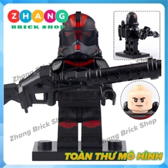 Xếp hình Star Wars Regiment - Wolf Pack - Commander Thorne - Camino Guard - Purgatory - Horn Lego Minifigures KT1043