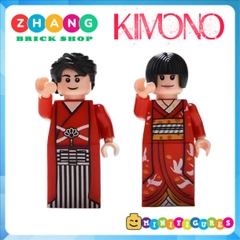 Đồ chơi xếp hình lễ phục cưới wedding Kimono Hanbok Hỷ phục các quốc gia Minifigures No 1602
