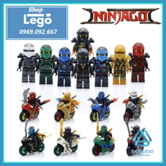 Xếp hình Ninjago Zane- Kai- Jay - Cole Lloyd Nya Lego Minifigures Lele 31050