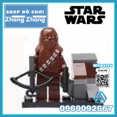 Xếp hình Star Wars Darth Maul - Anakin - C-3P0 - Darth Vader - Chewbacca - Sandtrooper - Rako Lego Minifigures SY198