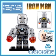 Xếp hình Tuyển tập Iron Man Avengers Endgame MK50 MK85 MK1 MK41 MK5 - Captain Marvel - Outtrider Lego Minifigures WM6055