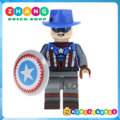 Xếp hình siêu anh hùng DC Comics Batman, Flash, Black Panther Comics Lego Minifigures POGO PG8088