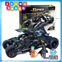 [325 hình] Xếp hình Lego The Tumbler: Joker's Batman Begins mới nhất 2020 siêu đẹp Ice Lego Minifigures SY Decool 7105