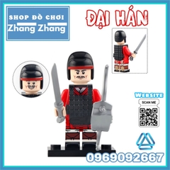Đồ chơi xếp hình Hán Sở tranh hùng - Lưu Bang đại chiến Hạng Vũ Minifigures Koruit KT1092