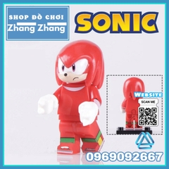 Xếp hình Amy Rose - Shadow - Metal Sonic - Knuckles - Tails - Silver Lego Minifigures WM6086