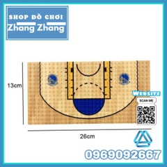 Xếp hình sân bóng rổ 1 : 1 giải bóng rổ nhà nghề NBA mới nhất Lego Minifigures Basketball tặng bảng rổ