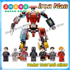 Xếp hình Người sắt Iron Man Lego Minifigures  Sy1182 (No Box)