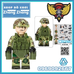 Đồ chơi Xếp hình Lực lượng đặc nhiệm Spetsnaz Alpha Nga tinh nhuệ giỏi nhất thế giới Lego Minifigures Tbstoy Tbs41-46
