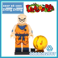 Xếp hình Dragon Ball Android 17 - Krillin - Launch - Mai - Satan - Piccolo - Violet - Goten Lego Minifigures Pogo PG8168