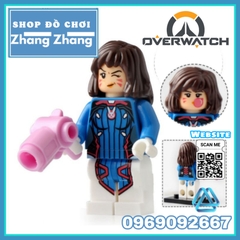 Xếp hình Over Watch D.Va Reinhardt Wihelm Jesse Mccree Reaper Soldier 76 Shimada Hanzo Mercy Lego Minifigures Xinh X0230