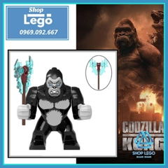 Xếp hình King Kong Maxifig trong Godzilla vs Kong (Gorilla Grodd) Lego Minifigures Kopf KF1507