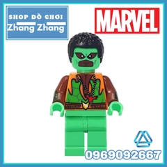 Xếp hình Falcon Overgirl Captain American AnimalMan Batman Ninja Robin Supergirl Lego Minifigures Xinh Koruit WM6033