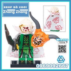 Xếp hình Ninjago Master Spinjitzu Harumi Samurai X Lego Minifigures LELE A001-008