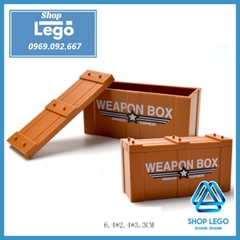 Xếp hình thùng đựng vũ khí phụ kiện Súng đạn Lego Minifigures Weapon box